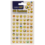 Marlin self adhesive labels - 384 assorted Smiley faces stickers 